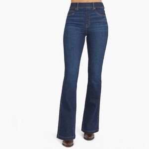 SPANX Midnight Dark Blue Flare Women's Denim Jeans